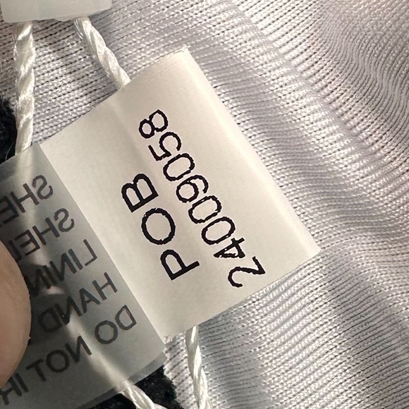 NWT Holipick Strapless Bandeau Black And White‎ Size XL Ruching Swimsuit Ruching - Picture 8 of 9